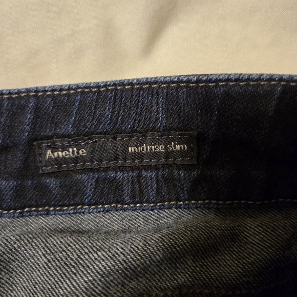 Citizens Of Humanity Ariette Mid Rise Slim Dark Wash Jeans Size 28 - Picture 4 of 6